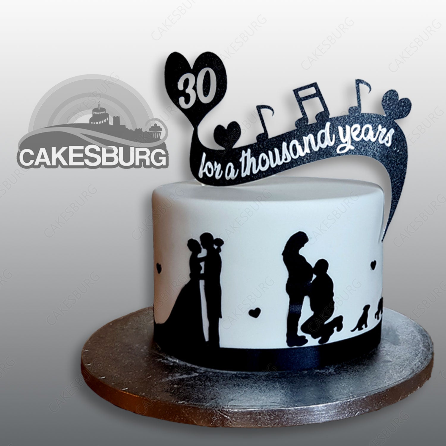 For a Thousand Years Message Cake #1 - [TOP SELLER]