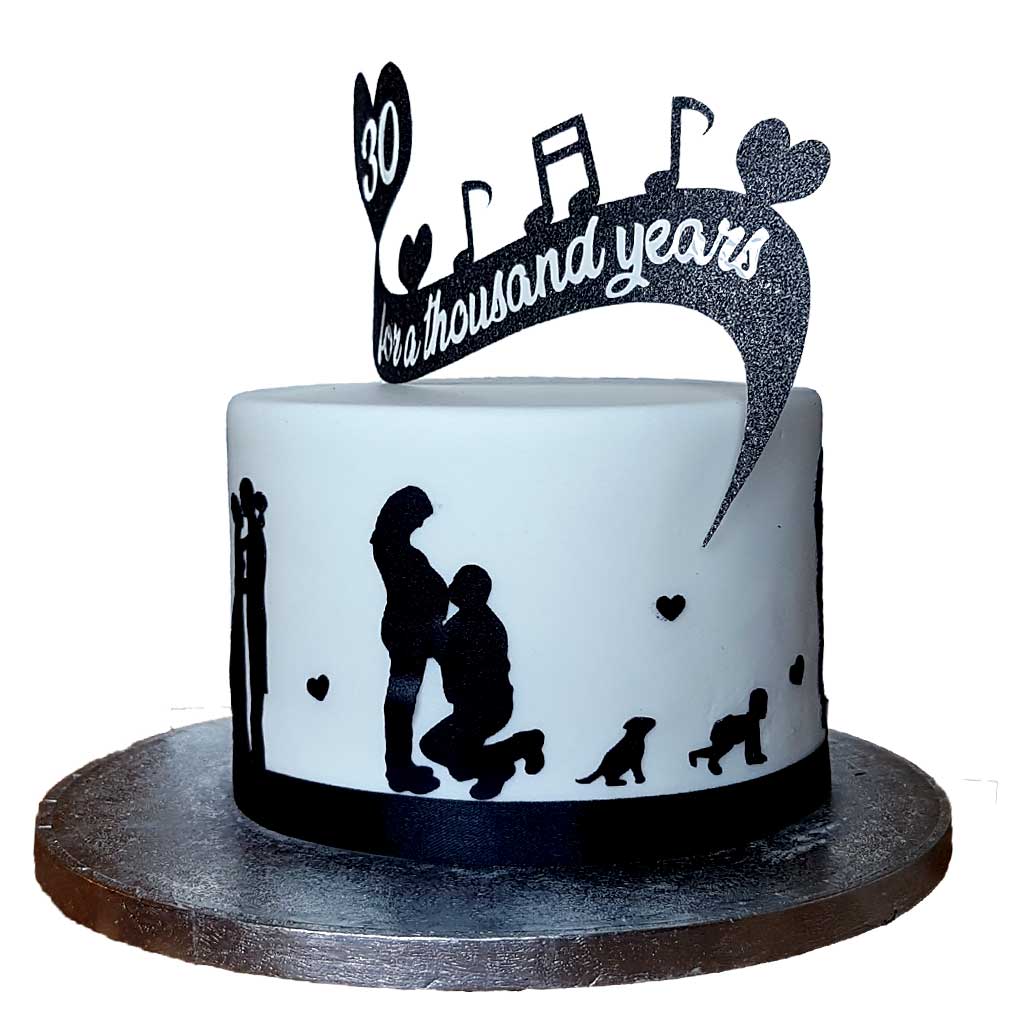 For a Thousand Years Message Cake #1 - [TOP SELLER]