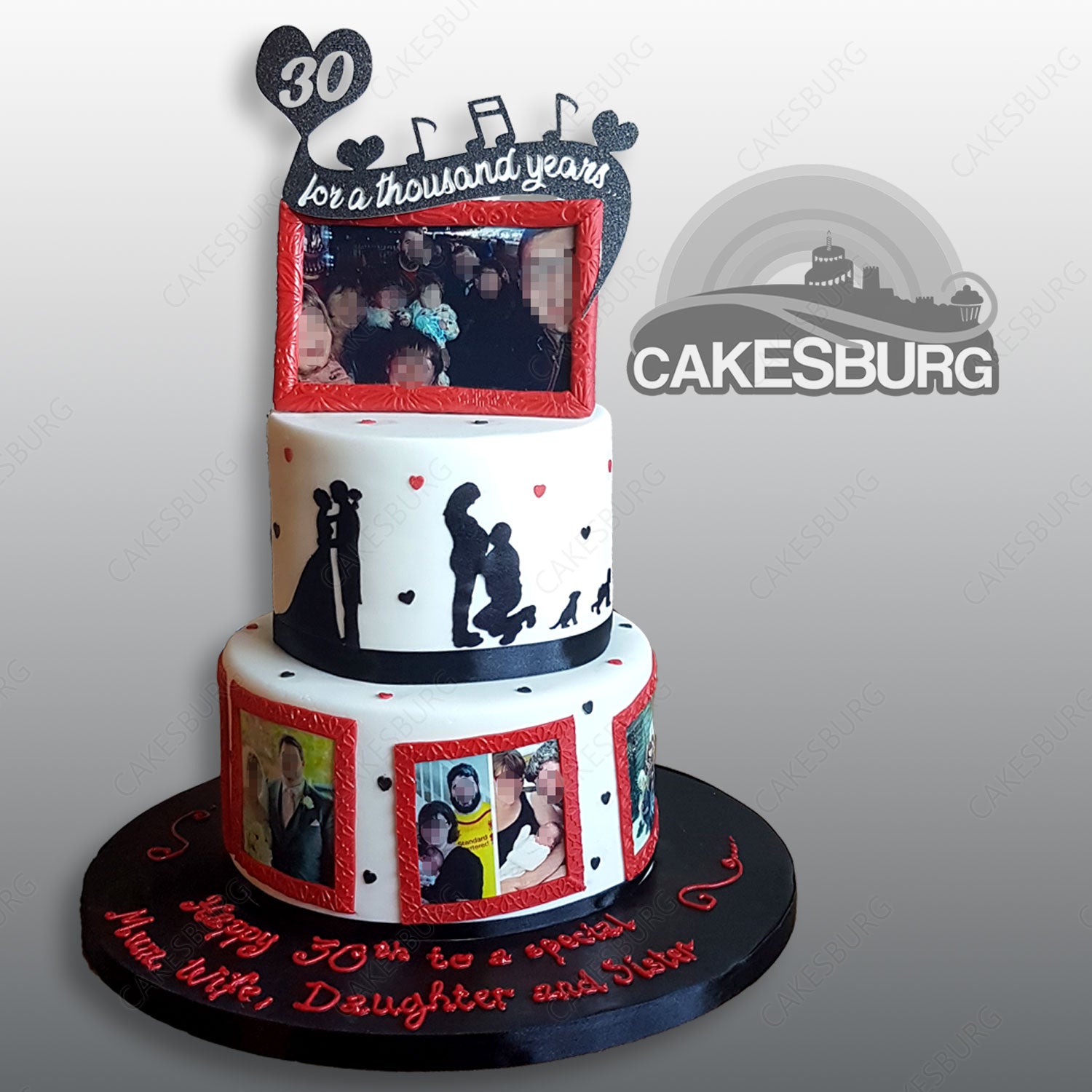 For a Thousand Years Message Cake #3