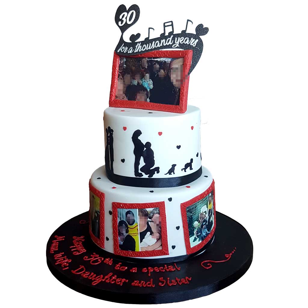For a Thousand Years Message Cake #3