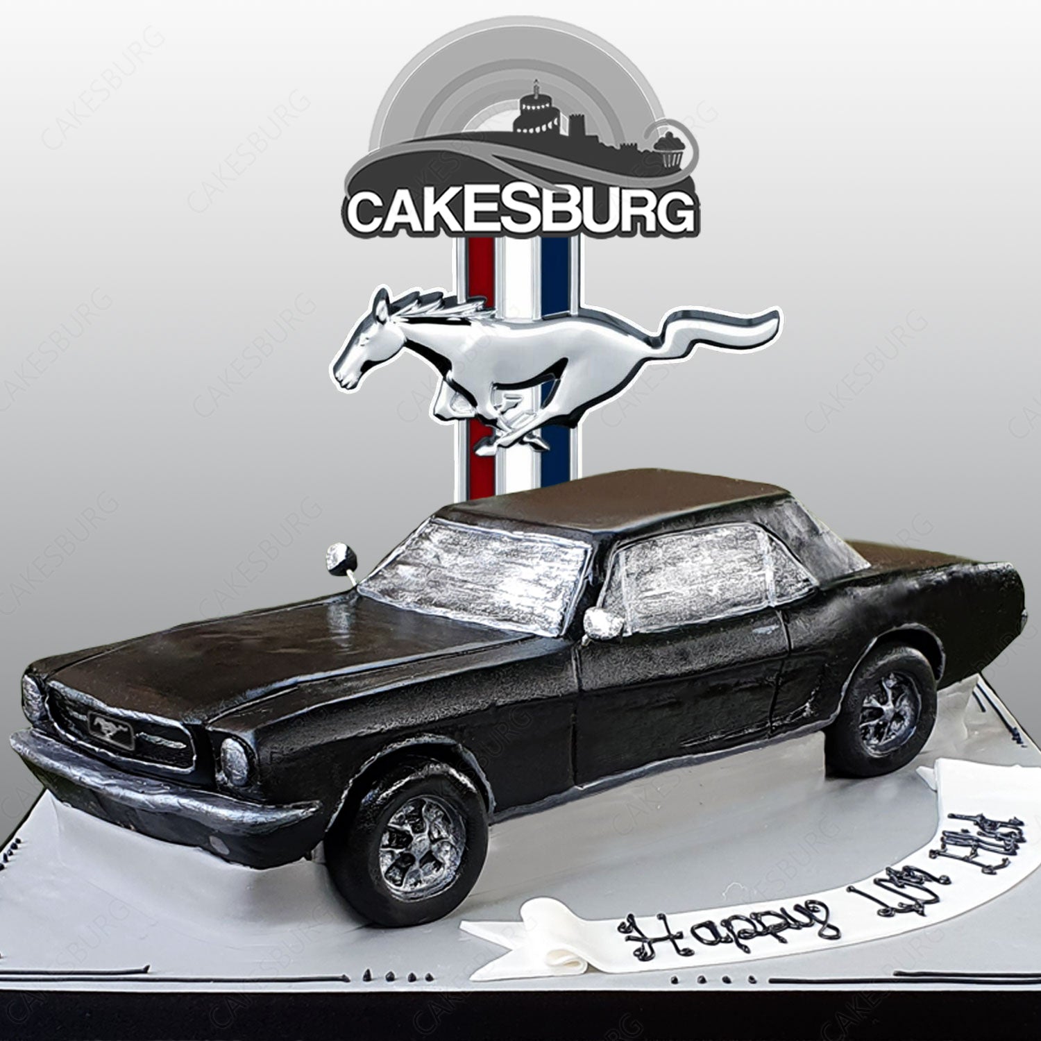 Ford Mustang 1967 Fast Back Cake