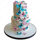 Elegant Baby Gender Reveal Cake