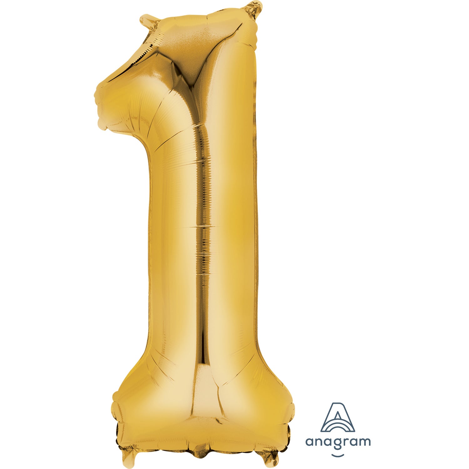 34" Gold - Number 1 - Foil Balloon (HELIUM FILLED)