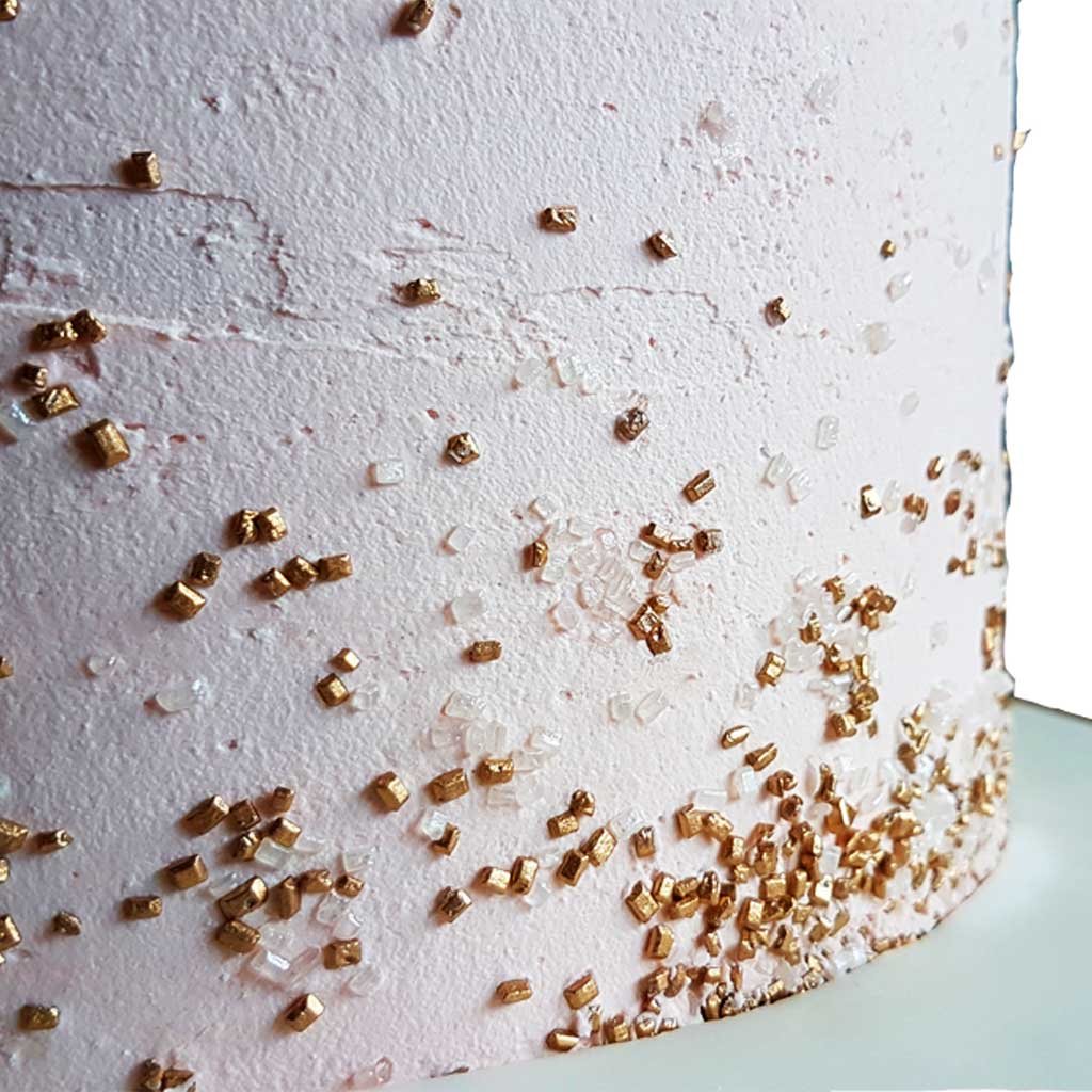 Buttercream Golden Sprinkles Cake (Blue)