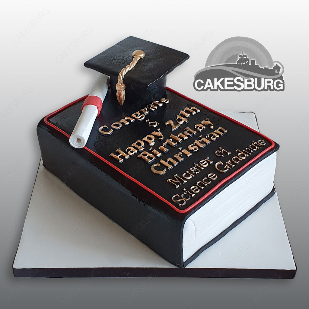 Graduation Cake Design 2 – Hans and Harry's Bakery