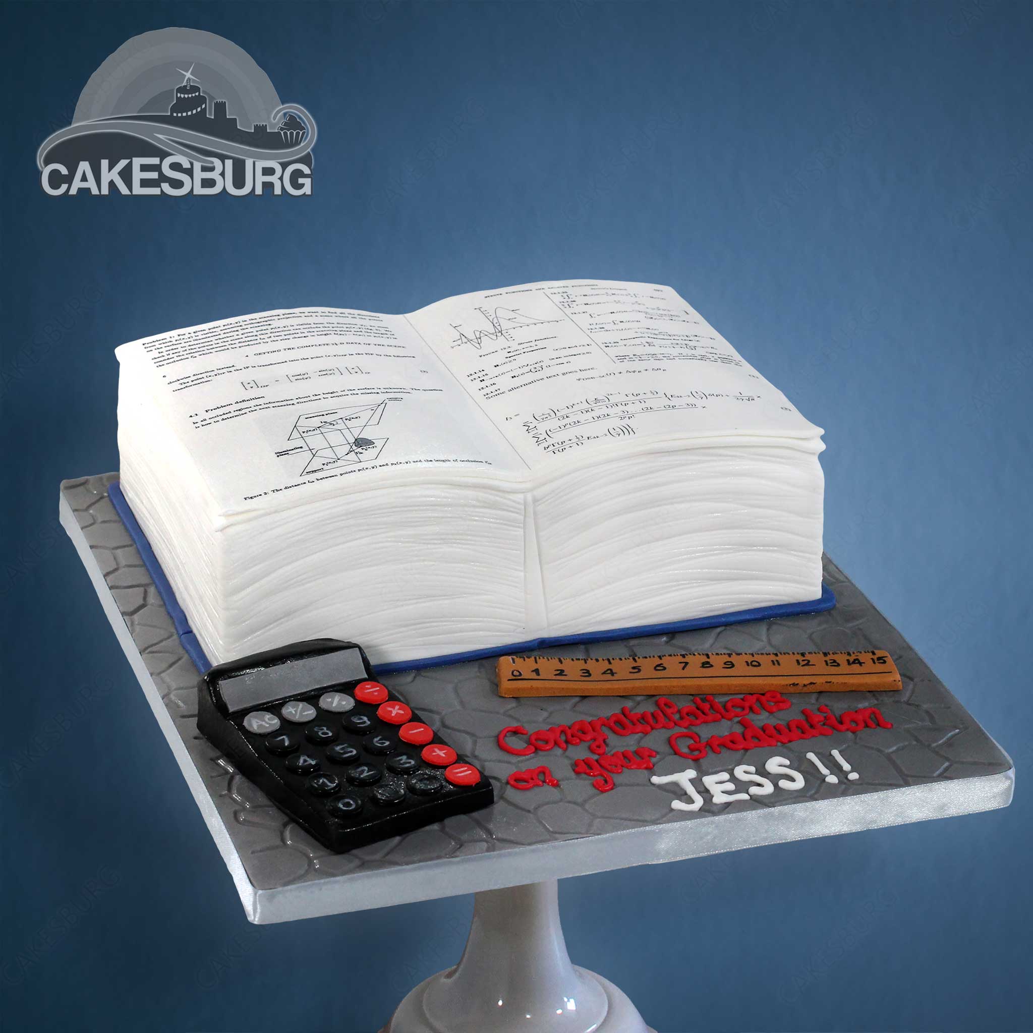 Book Cake 3d Shape – Pao's cakes
