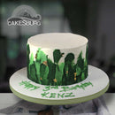 Elegant Jade Buttercream Cake