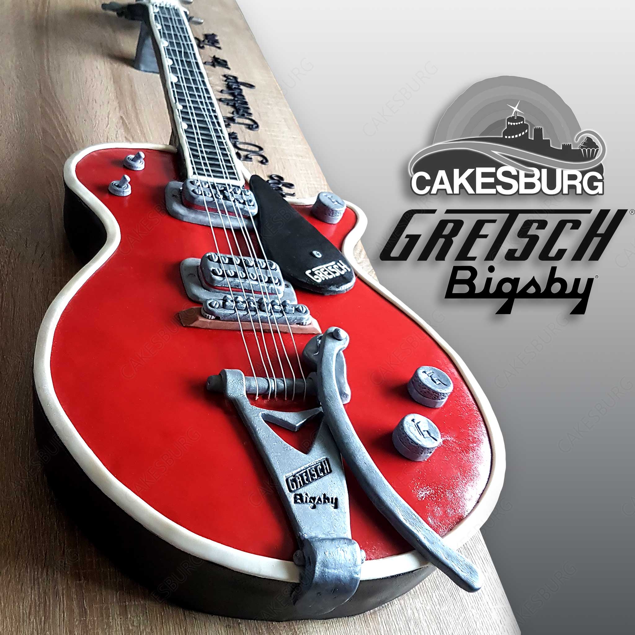 GRETSCH G6131 Jet Fire­bird Red Guitar Cake