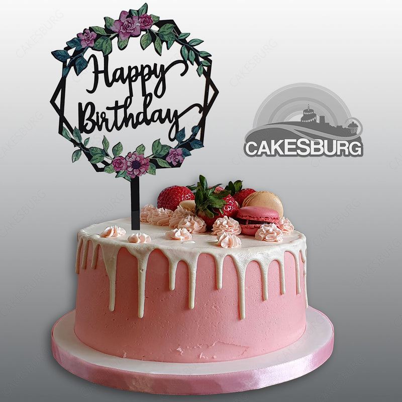Happy Birthday Message Cake