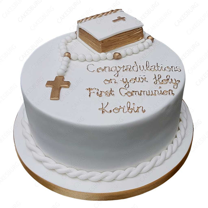 CAKE , BIBLE First Communion cake Approx 9x13” – 23sweets