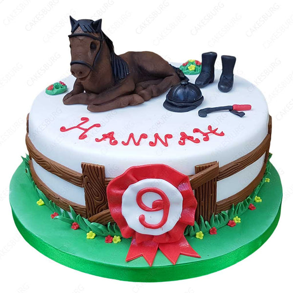 handsculpted fondant horse cake by mysweetstop on DeviantArt