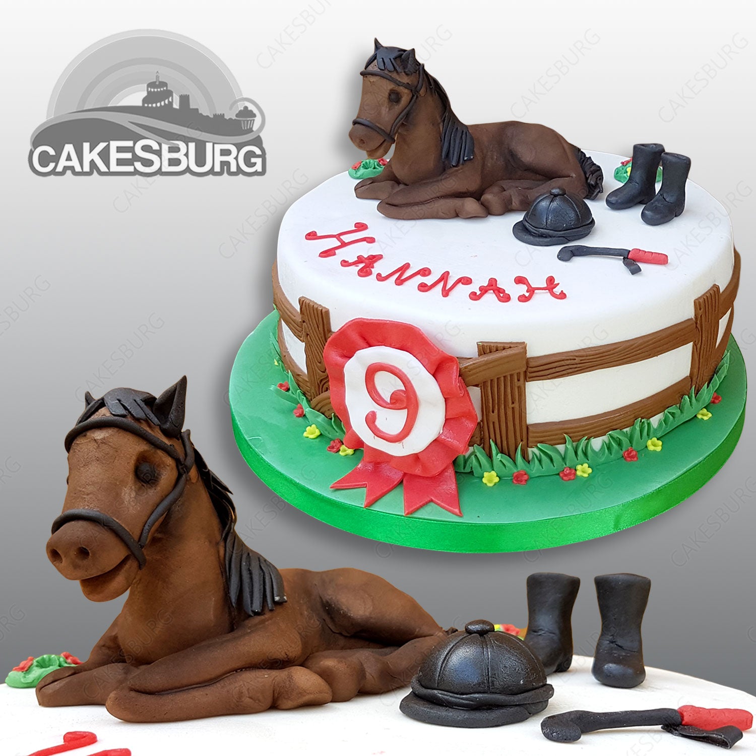 Horse Rider Cake #2