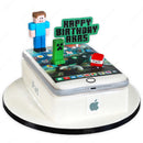 Minecraft / iPad Cake