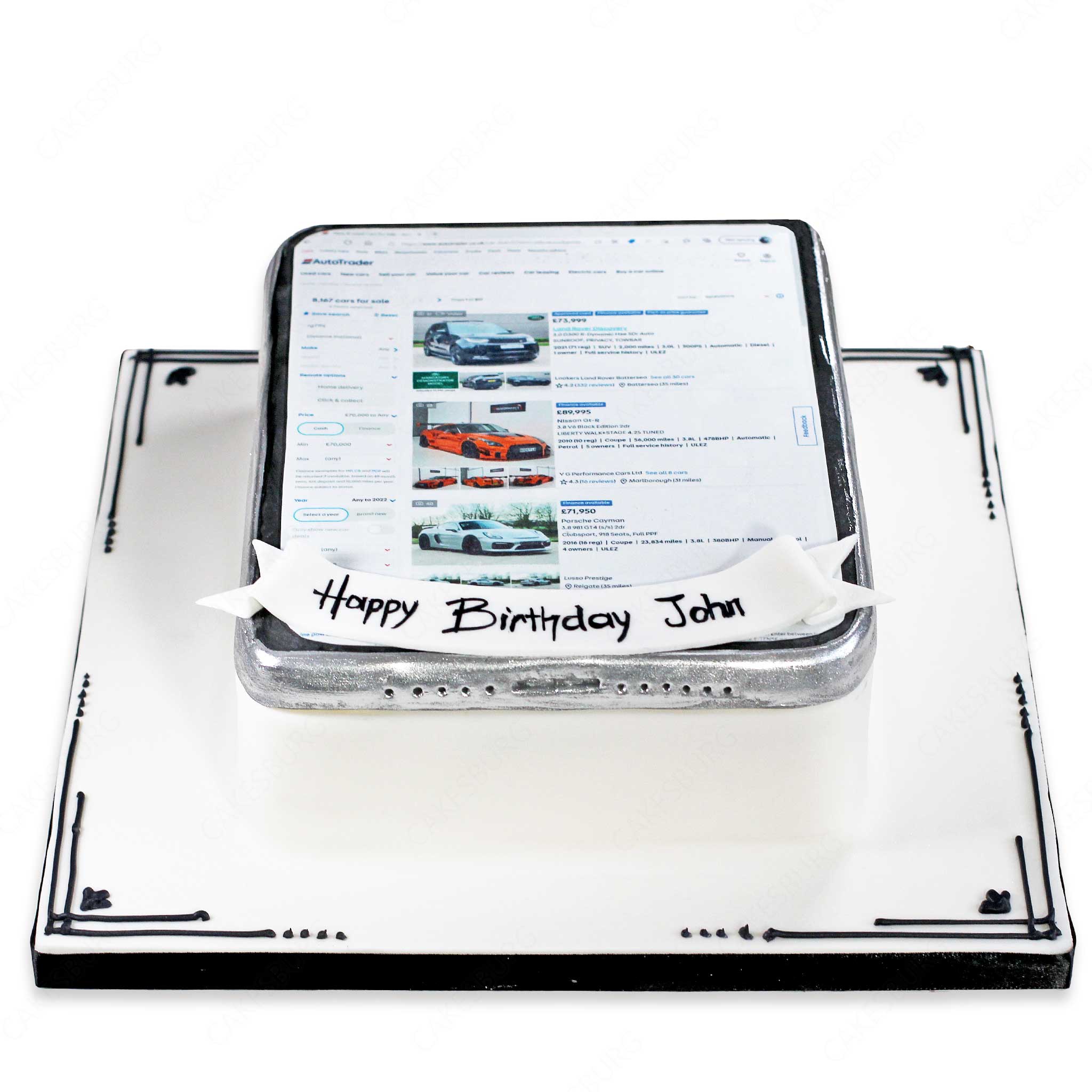 Personalised iPad / iPhone Screenshot Cake