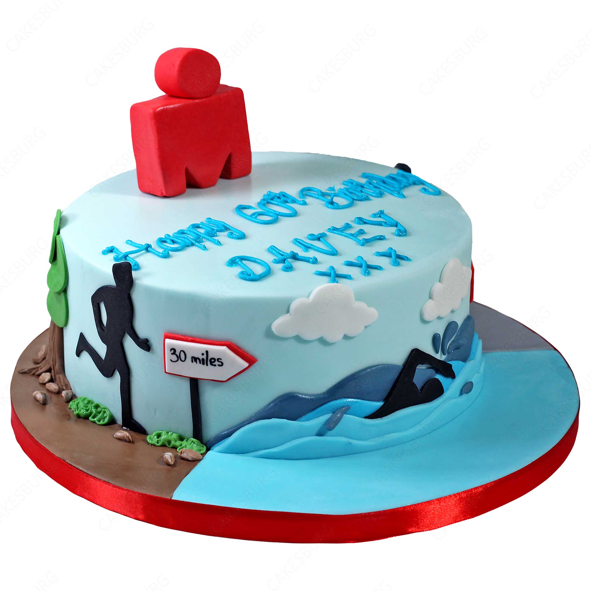Ironman Triathlon Cake #2