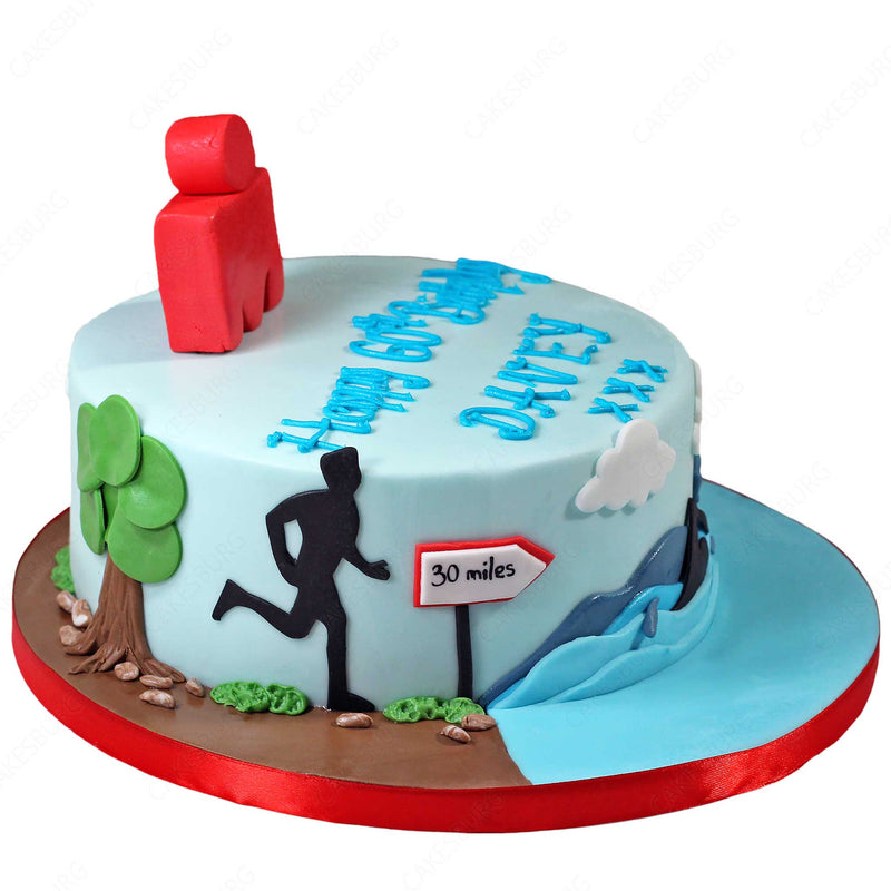 Ironman Triathlon Cake