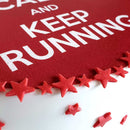 Keep Calm And Keep Running Cake