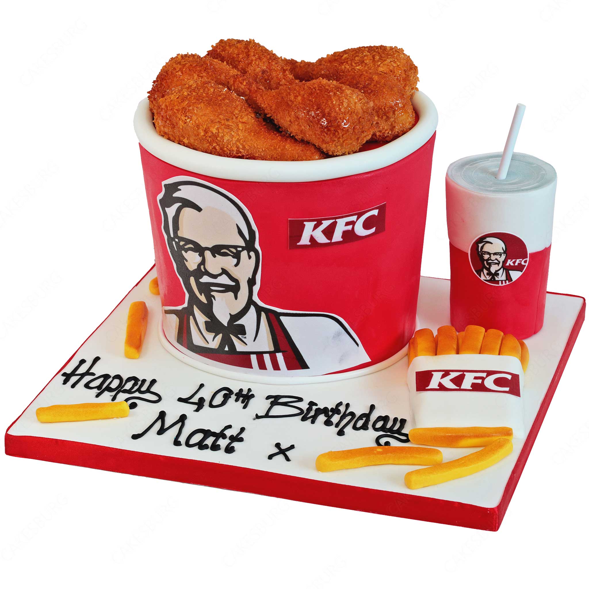 Chicken Bucket Menu Cake - [TOP SELLER]