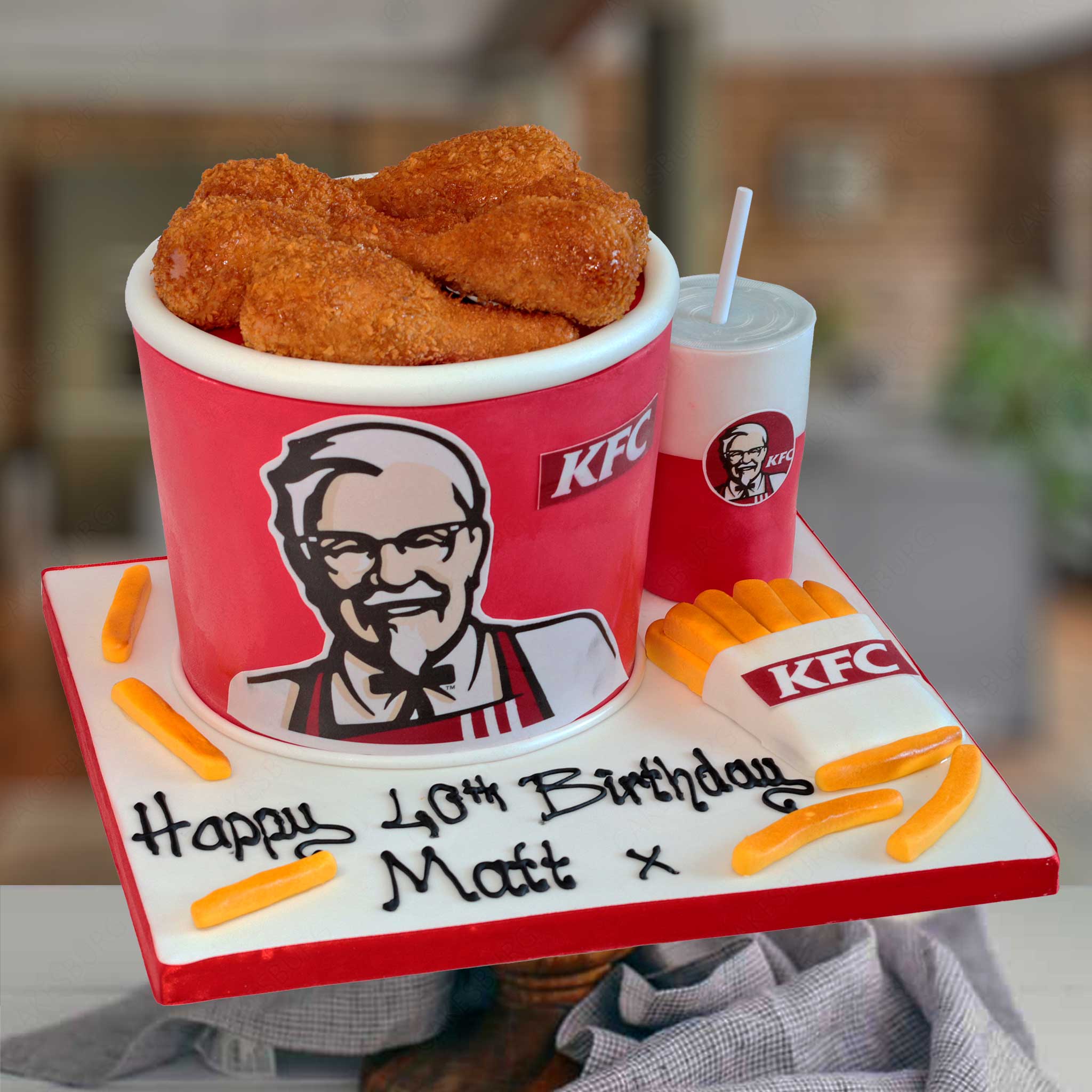 KFC Small Birthday Cake - Your Treats Bakery