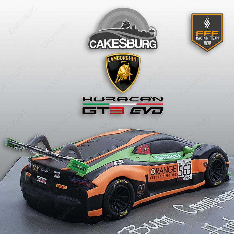 Lamborghini Huracan EVO GT3 FFF Racing Cake
