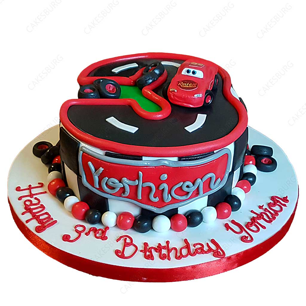 Lightning Mcqueen Cars Cake