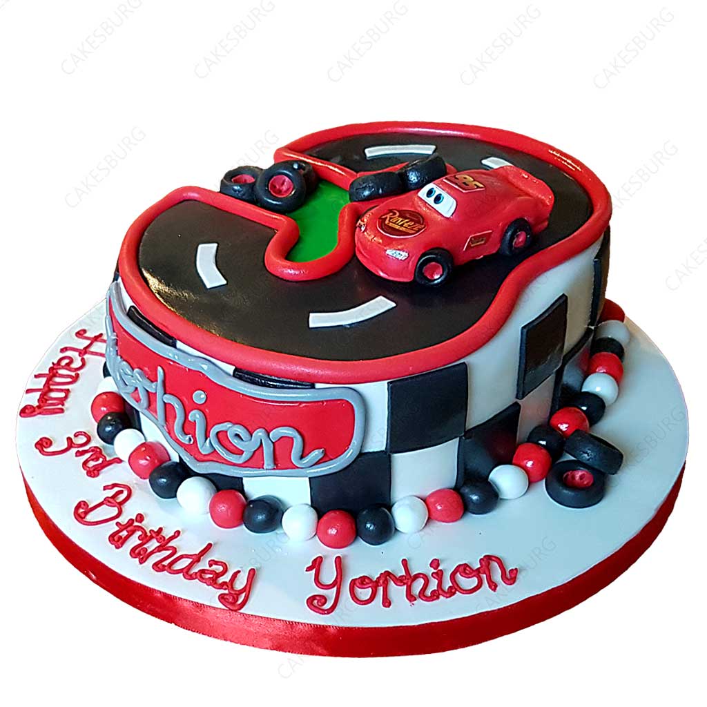 Lightning Mcqueen Cars Cake