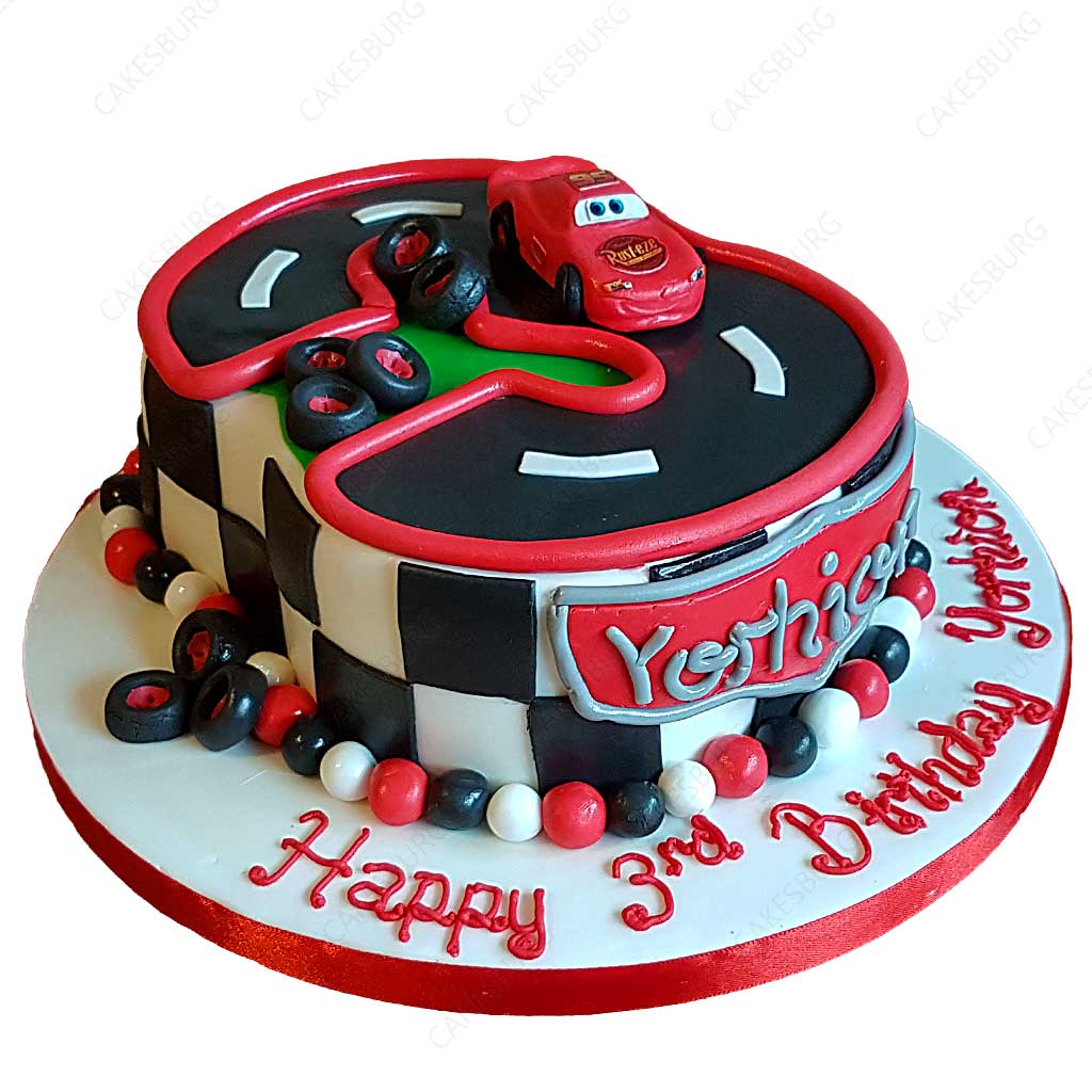 Lightning Mcqueen Cars Cake