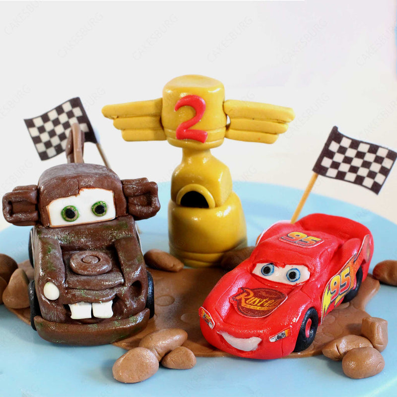 Mcqueen Car Cake* - Decorated Cake by MNS - CakesDecor