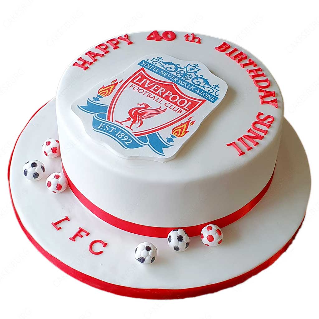 Liverpool Football Cake Liverpool Football Cake