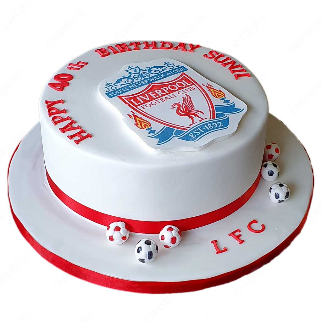 Liverpool FC Drip Cake - Cakey Goodness