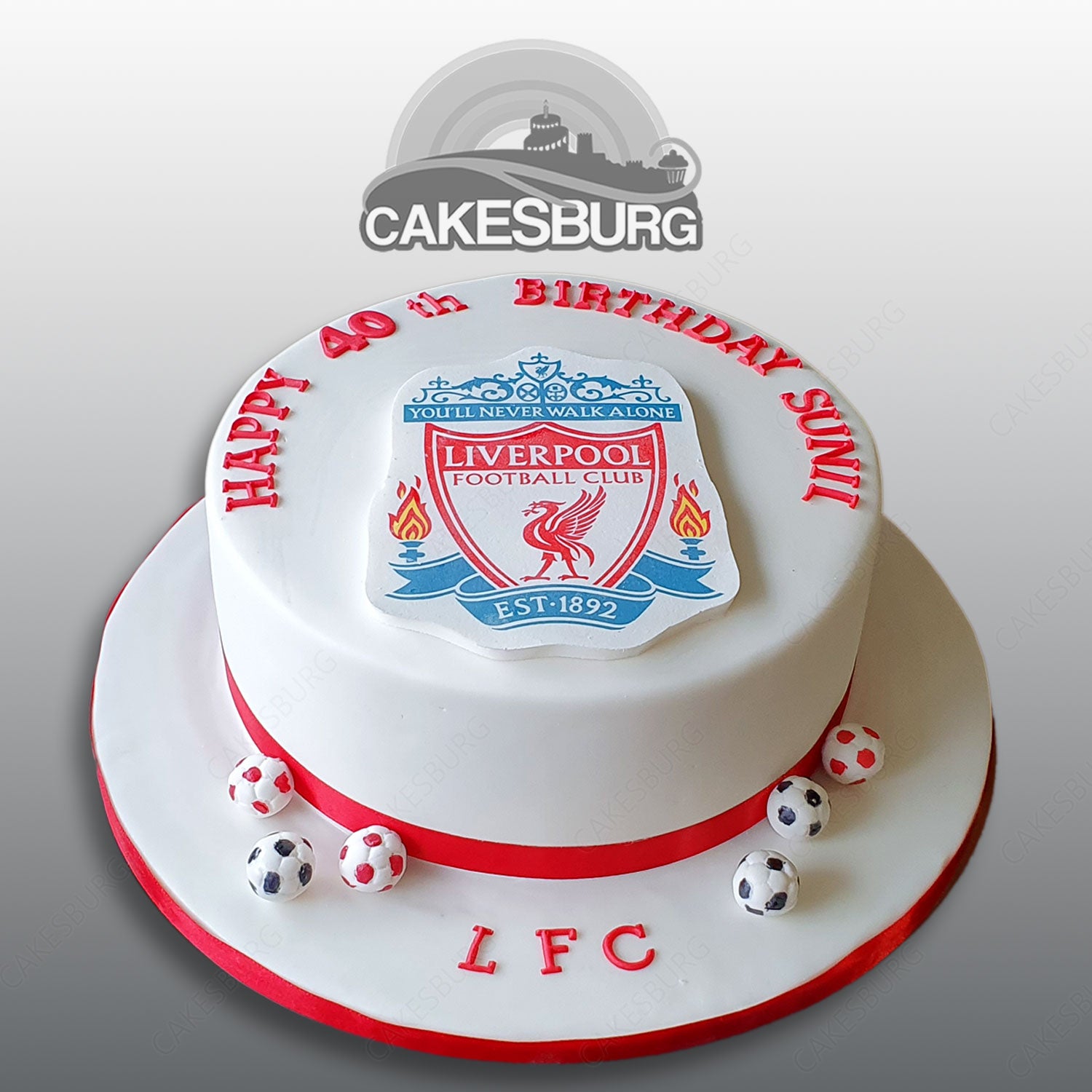 Liverpool FC Birthday Cake - Make Our Cake
