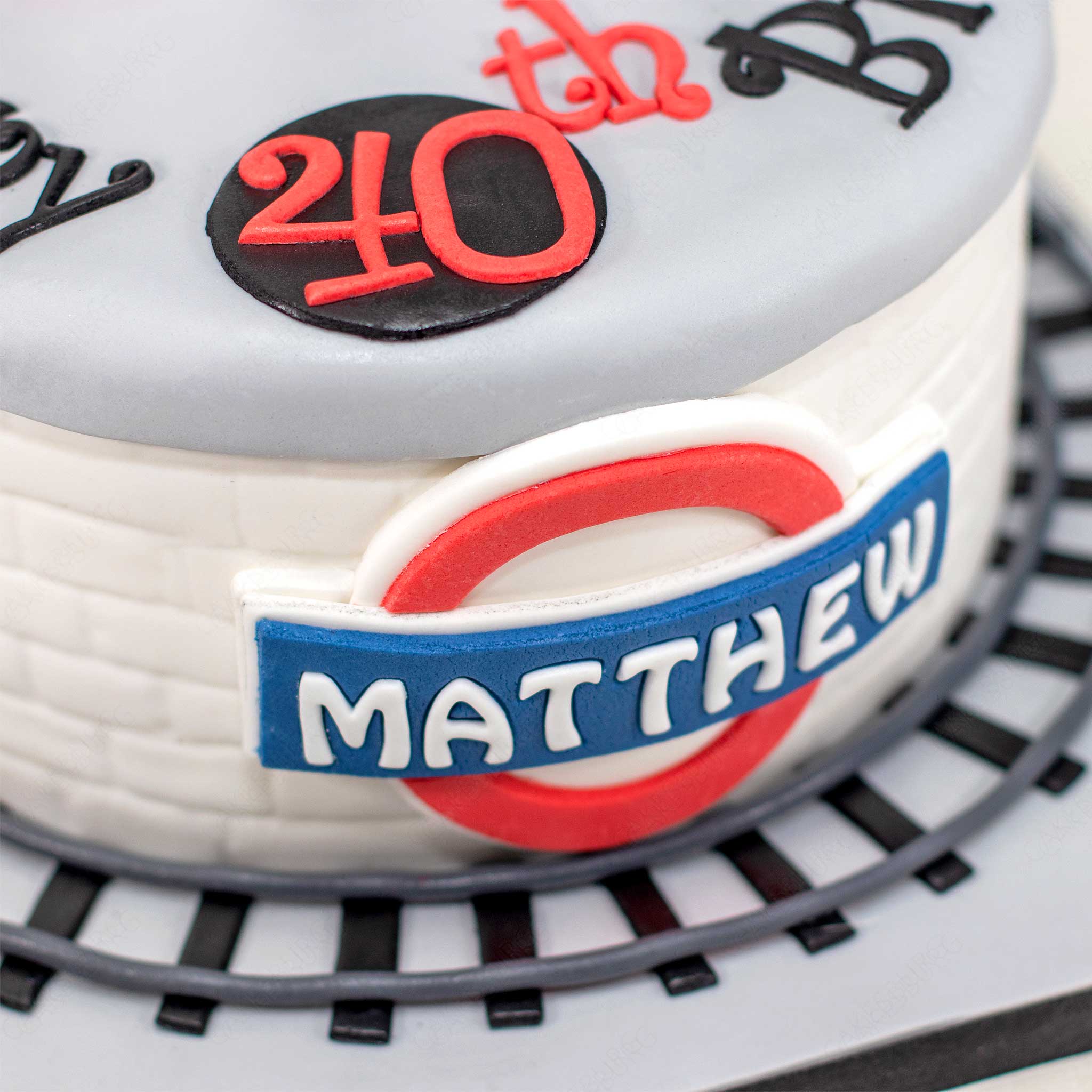 London Underground Cake