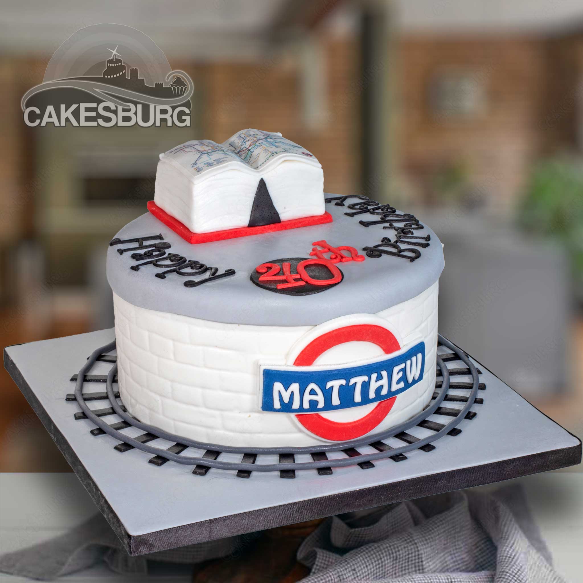 London Underground Cake
