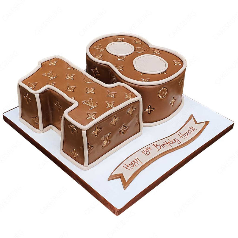 birthday simple louis vuitton cake