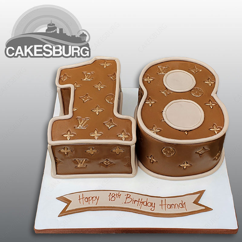 Louis Vuitton Birthday Cake Logo