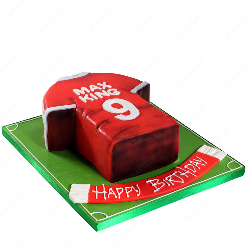 Manchester United Football Uniform Cake