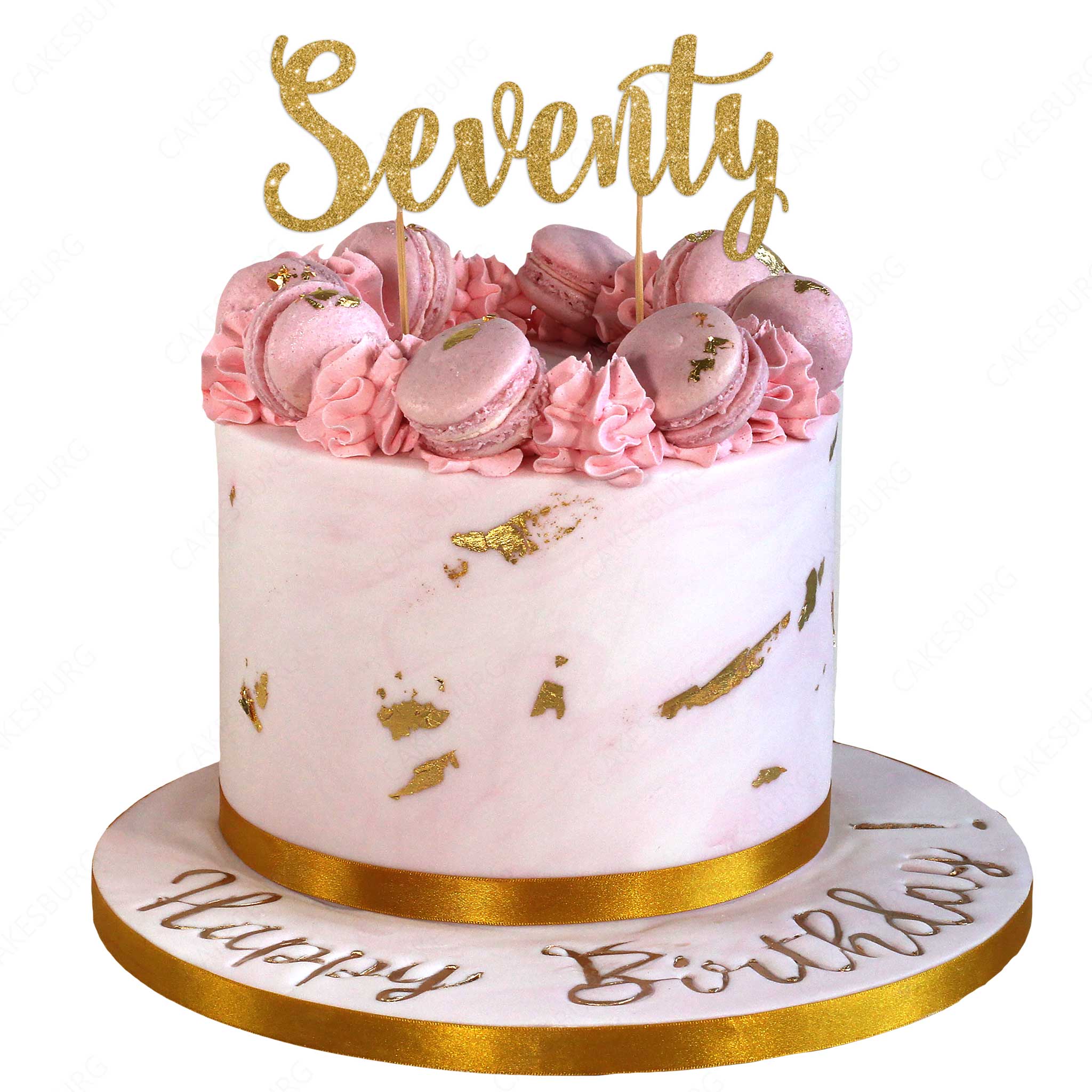 Luxury Marble Gold Effect Cake