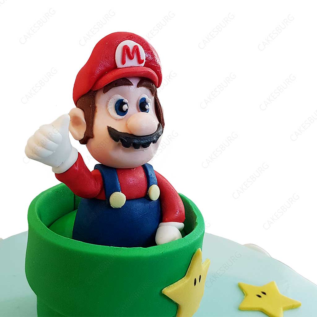 Super Mario Birthday Party Cake Topper Instant Download Cake - Etsy UK
