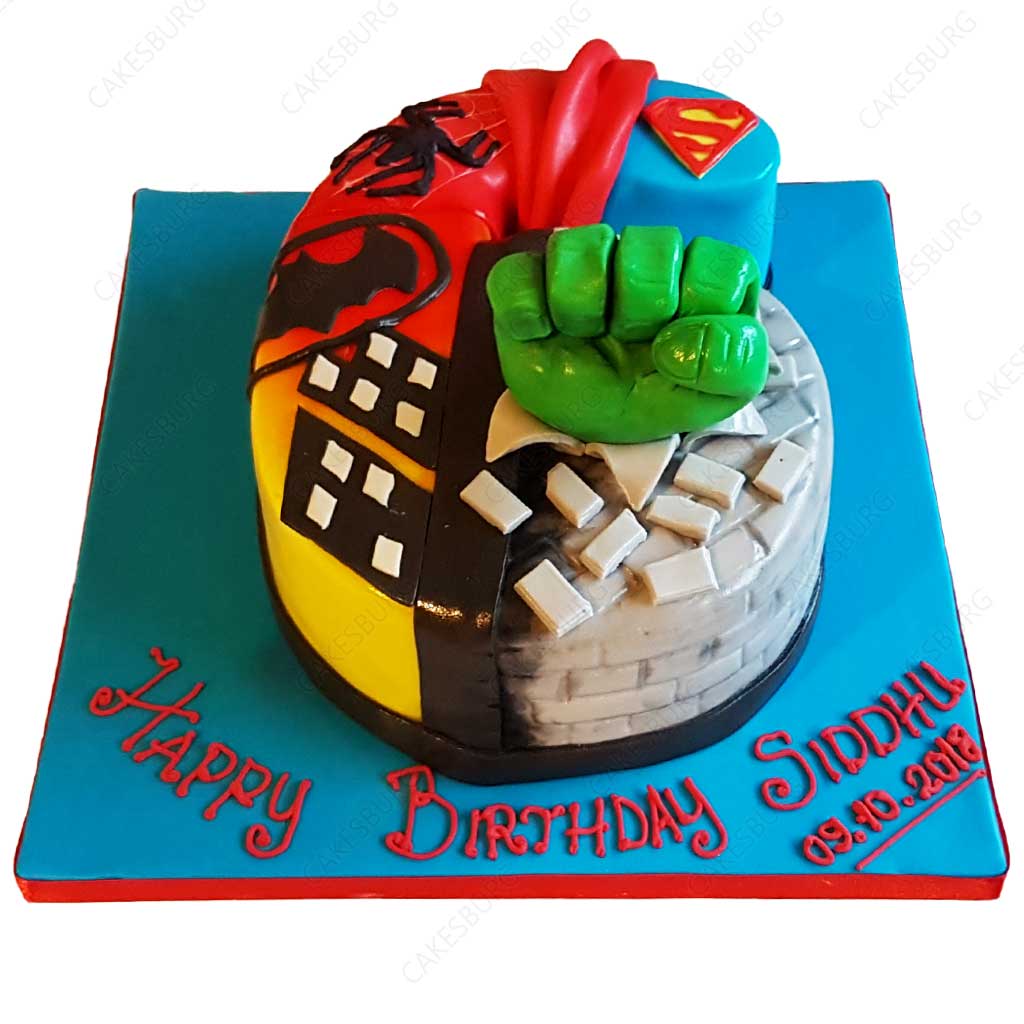 Super Heroes Cake #2