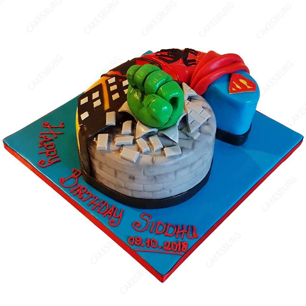 Super Heroes Cake #2