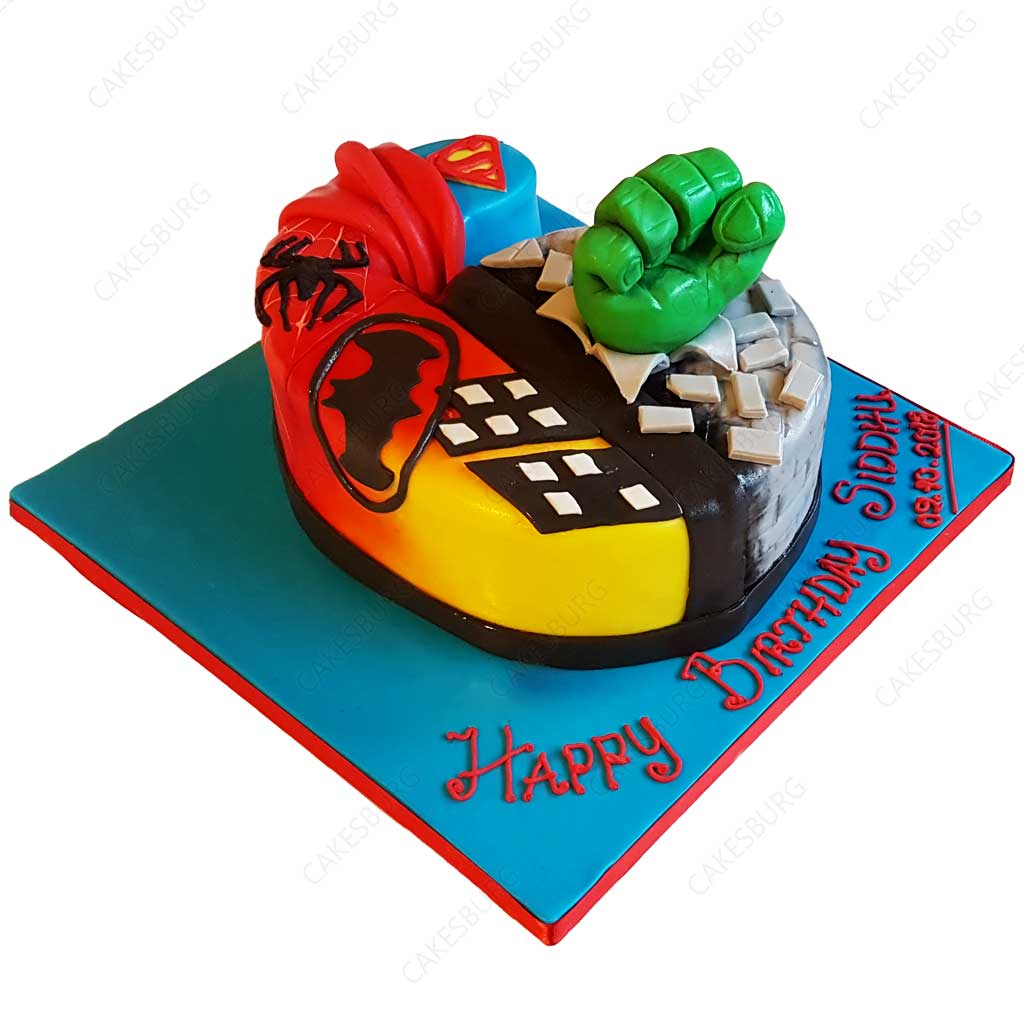 Super Heroes Cake #2