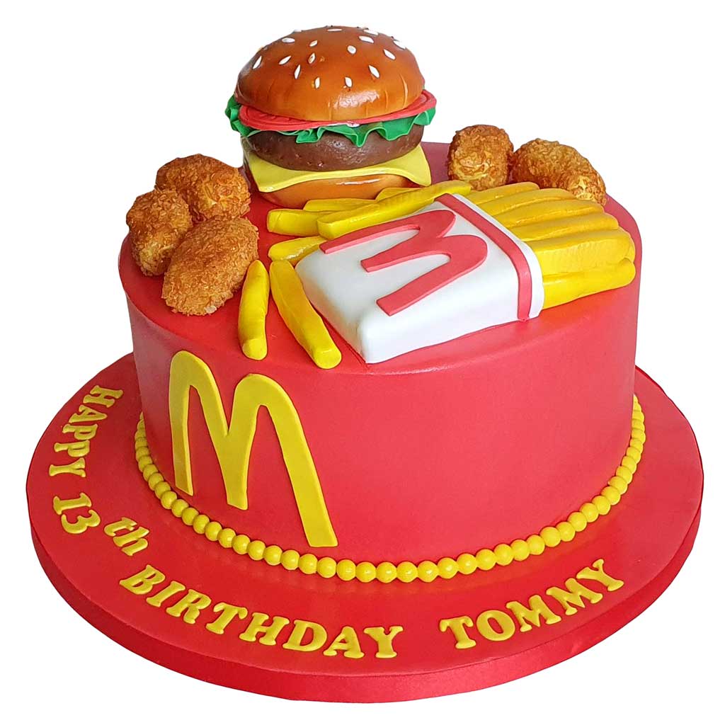 Burger Menu Cake #1 - [TOP SELLER]