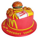 Burger Menu Cake