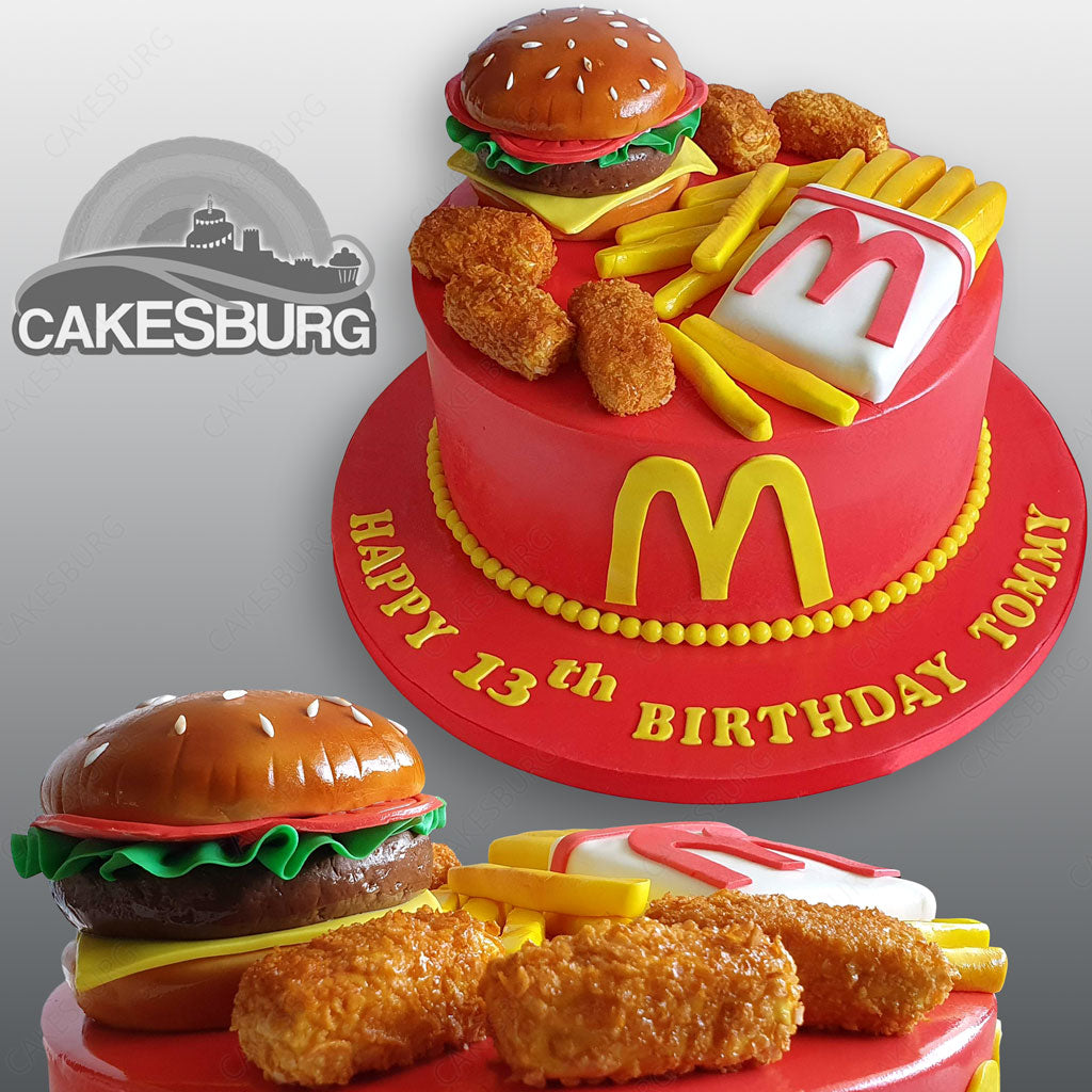 Burger Menu Cake #1 - [TOP SELLER]