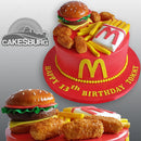 Burger Menu Cake