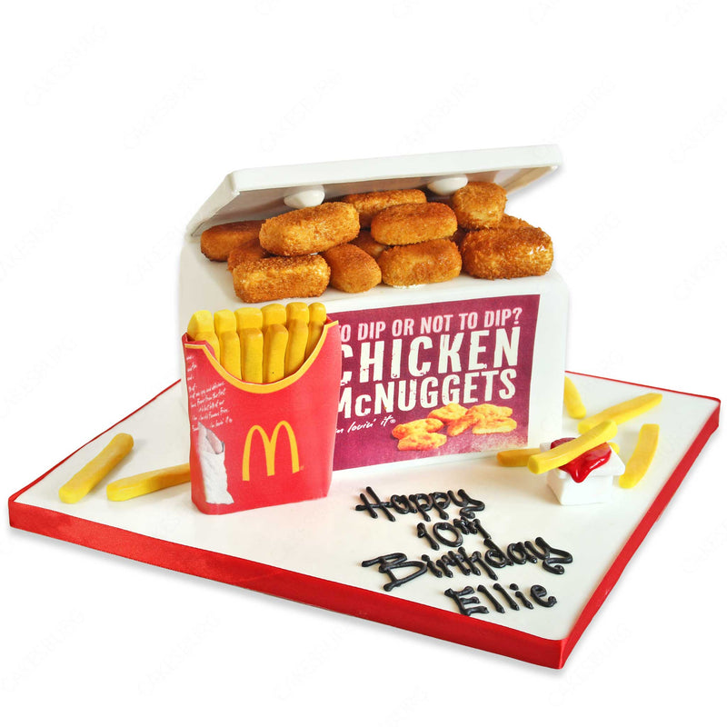 Chicken nuggets cake #mcdonalds #nuggets #happymeal #perthcake #perthc... |  TikTok