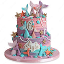 Elegant Mermaid Cake