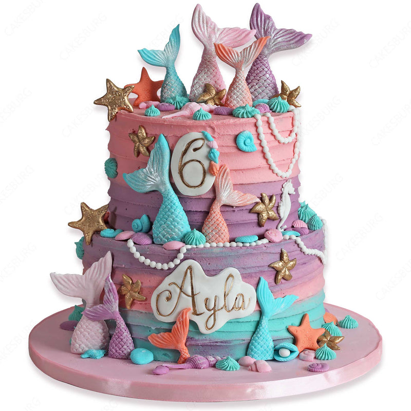 Arial Mermaid Cake- Order Online Arial Mermaid Cake @ Flavoursguru