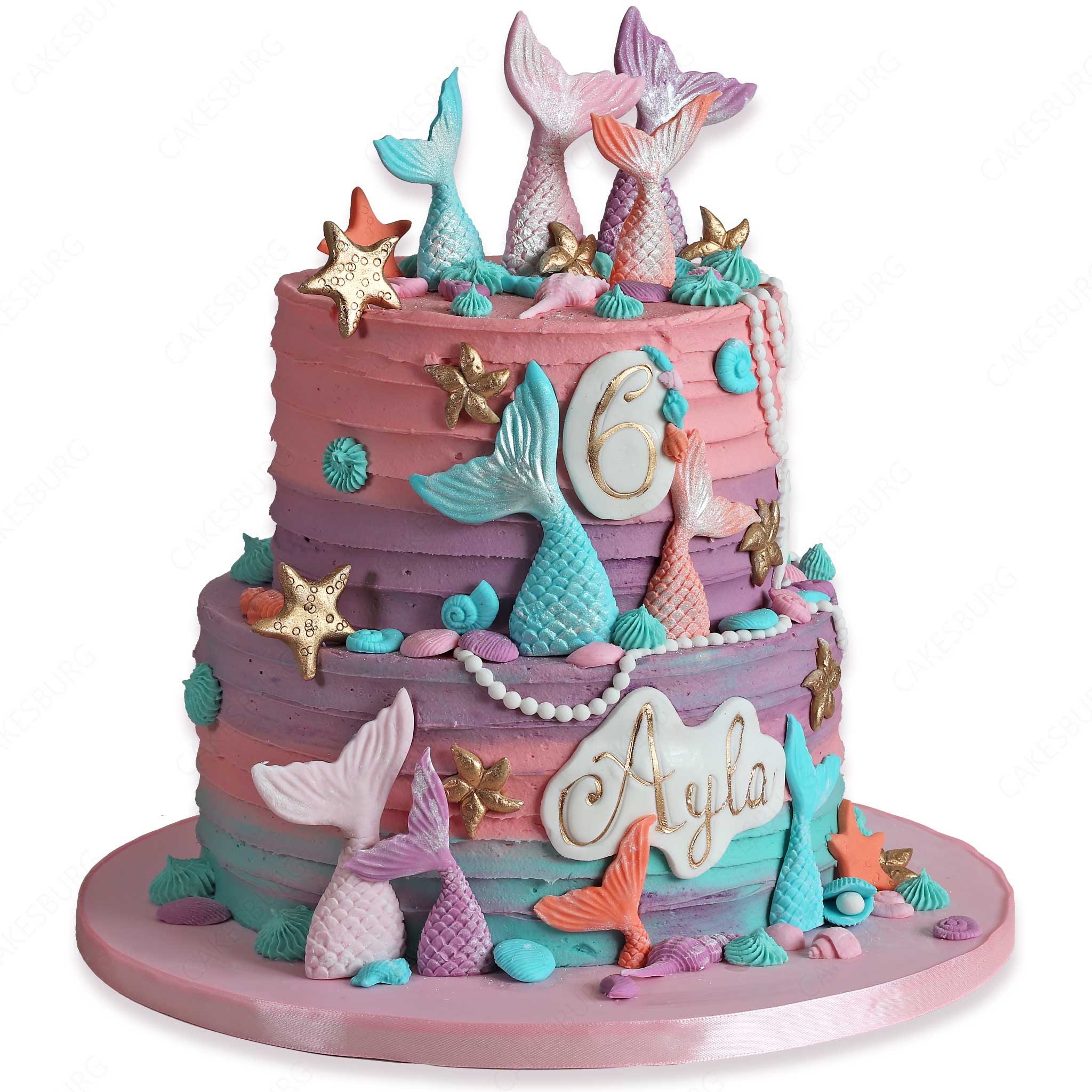 Elegant Mermaid Cake