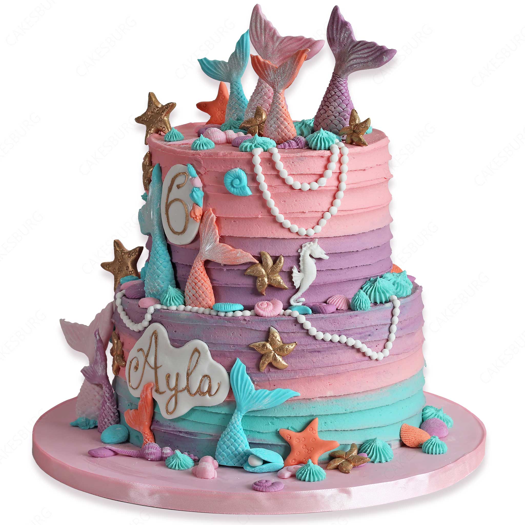 Elegant Mermaid Cake